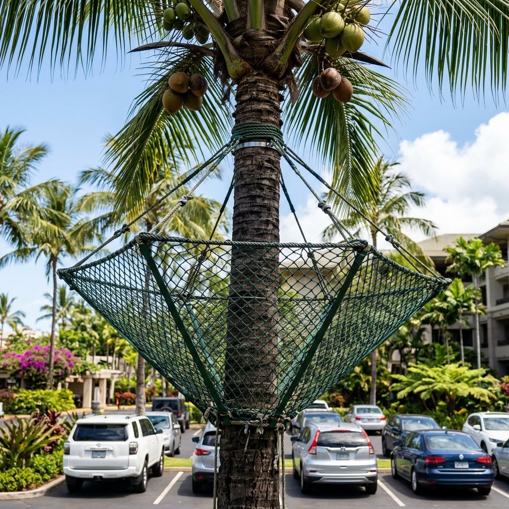Coconut Tree Safety Nets
